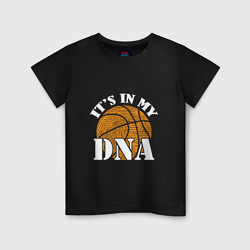 Детская футболка ДНК Баскетбол / Черный – фото 1