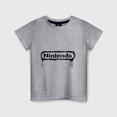 Детская футболка Nintendo streaks / Меланж – фото 1