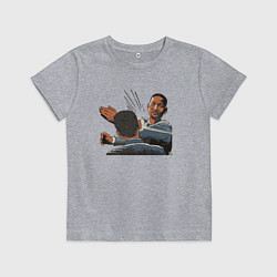 Футболка хлопковая детская ШЛЁП!, цвет: меланж