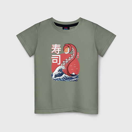 Детская футболка Kraken Kawaii Sushi / Авокадо – фото 1