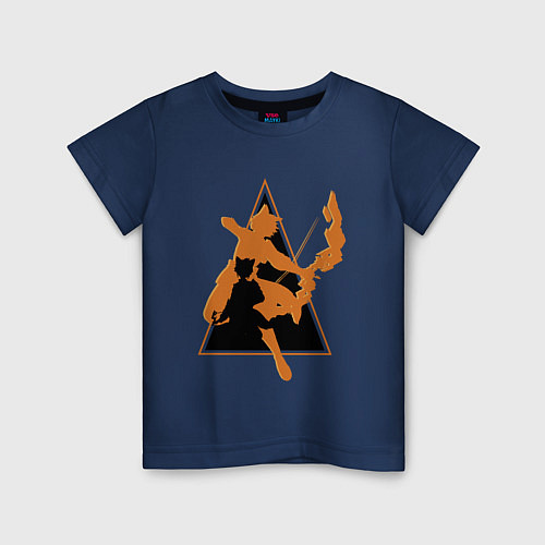 Детская футболка Genshin Impact GoroyГоро / Тёмно-синий – фото 1