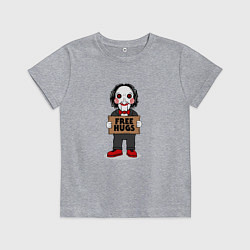 Футболка хлопковая детская Free Billy Hugs, цвет: меланж