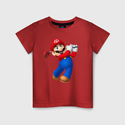 Детская футболка Марио - крутейший гольфист Super Mario