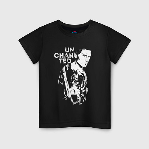 Детская футболка Uncharted Арт / Черный – фото 1