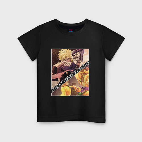 Детская футболка Дио Брандо из ДжоДжо / Черный – фото 1
