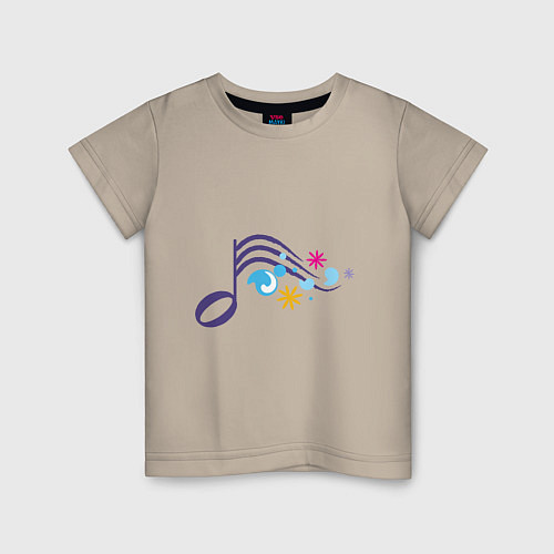 Детская футболка FreeDom On-Line World без надписи / Миндальный – фото 1