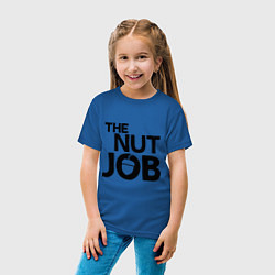 Футболка хлопковая детская The nut job цвета синий — фото 2