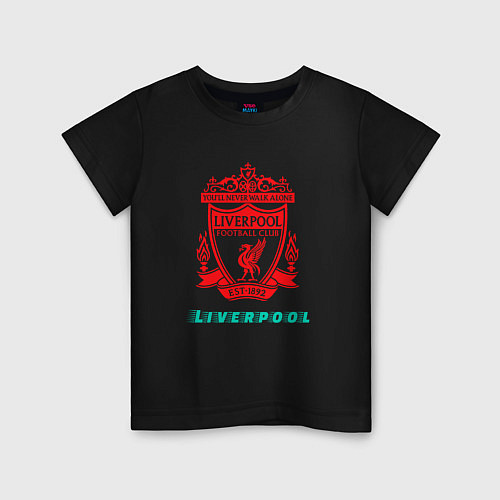 Детская футболка LIVERPOOL Liverpool / Черный – фото 1
