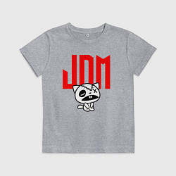 Футболка хлопковая детская JDM Kitten-Zombie Japan, цвет: меланж
