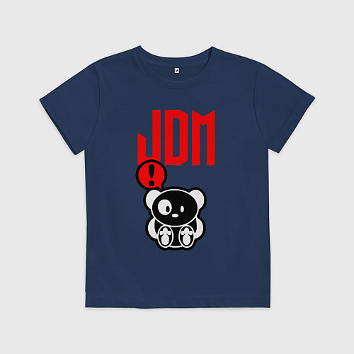 Детская футболка JDM Panda Japan Bear / Тёмно-синий – фото 1