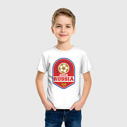 Футболка хлопковая детская 2018 Russia, цвет: белый — фото 2