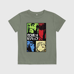 Футболка хлопковая детская Space cowboys, цвет: авокадо