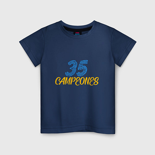Детская футболка 35 Champions / Тёмно-синий – фото 1