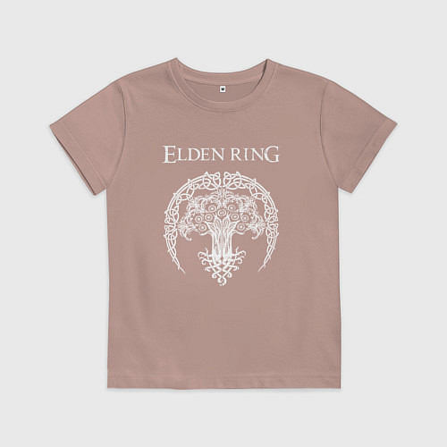 Детская футболка ДРЕВО ELDEN RING / Пыльно-розовый – фото 1