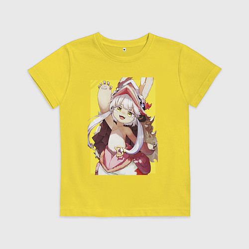 Детская футболка Nanachi made in abyss / Желтый – фото 1