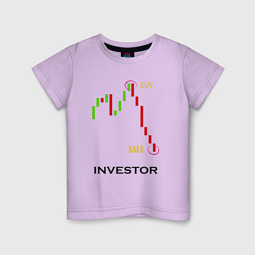 Детская футболка Investor / Лаванда – фото 1