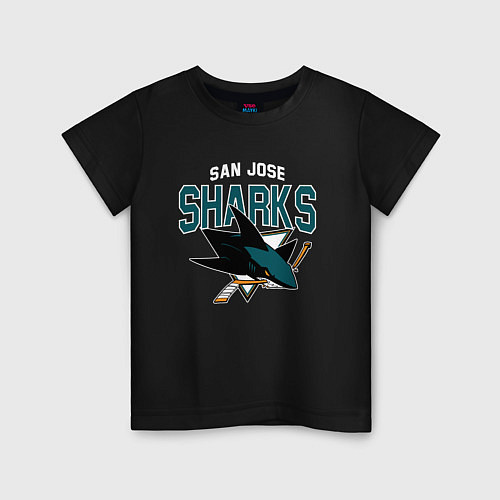 Детская футболка SAN JOSE SHARKS NHL / Черный – фото 1