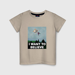 Детская футболка Neco Arc want to believe