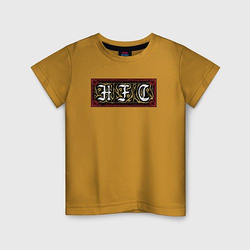 Детская футболка HFC HELLFIRE CLUB / Горчичный – фото 1