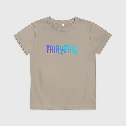 Детская футболка FAIRY TAIL NEON / Миндальный – фото 1