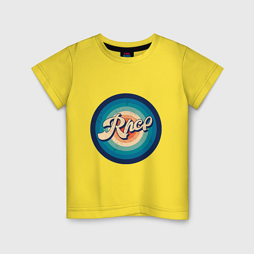 Детская футболка RHCP Circle / Желтый – фото 1