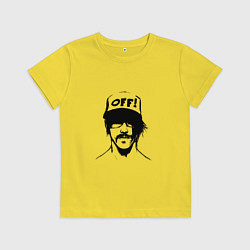 Футболка хлопковая детская Кидис, цвет: желтый