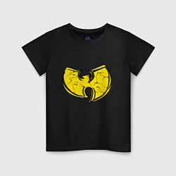 Футболка хлопковая детская Style Wu-Tang, цвет: черный