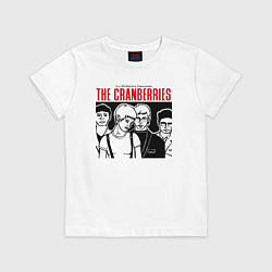 Футболка хлопковая детская Sus 50 mejores canciones - The Cranberries, цвет: белый