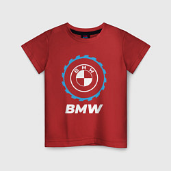 Футболка хлопковая детская BMW в стиле Top Gear, цвет: красный