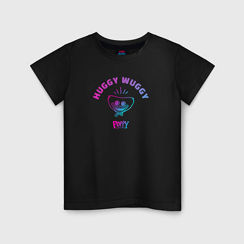 Детская футболка Хагги Вагги Градиент / Черный – фото 1