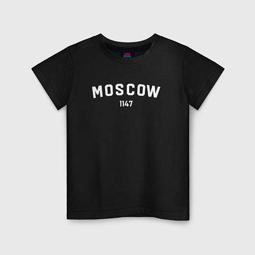 Детская футболка MOSCOW 1147 / Черный – фото 1
