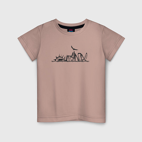 Детская футболка Аутсайдеры / Пыльно-розовый – фото 1