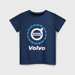 Футболка хлопковая детская Volvo в стиле Top Gear, цвет: тёмно-синий