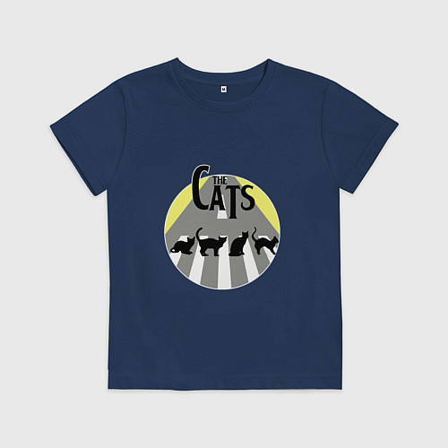 Детская футболка The Cats / Тёмно-синий – фото 1