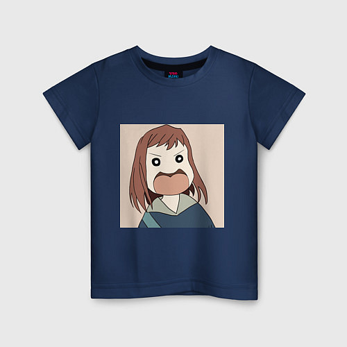 Детская футболка Аниме FLCL - Мамими / Тёмно-синий – фото 1