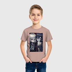 Футболка хлопковая детская Ай и Дзюнкр - Зомбилэнд Сага Месть, цвет: пыльно-розовый — фото 2