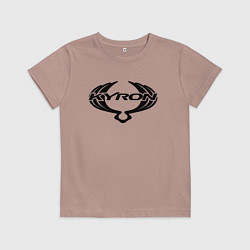 Футболка хлопковая детская SsangYong Kyron, цвет: пыльно-розовый