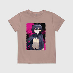 Футболка хлопковая детская Sweet Ai Mizuno - Зомбилэнд Сага Месть, цвет: пыльно-розовый