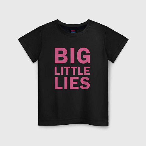 Детская футболка Big Little Lies logo / Черный – фото 1