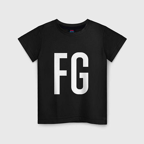 Детская футболка FG - BTS / Черный – фото 1