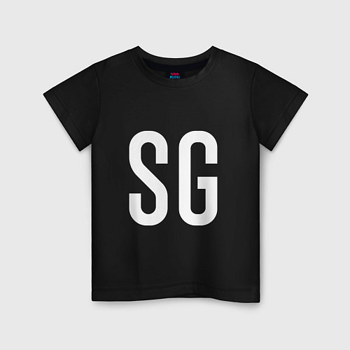 Детская футболка SG - BTS / Черный – фото 1