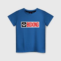 Футболка хлопковая детская Ring of boxing, цвет: синий