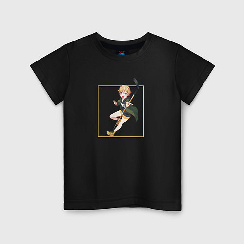 Детская футболка Рико Сагинума - Пураоре гордость оранжевых / Черный – фото 1
