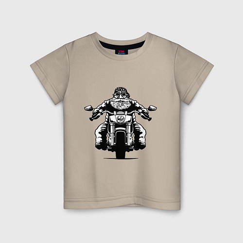 Детская футболка Wide biker / Миндальный – фото 1