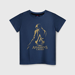 Футболка хлопковая детская Assassins creed 15 лет, цвет: тёмно-синий