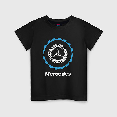 Детская футболка Mercedes в стиле Top Gear / Черный – фото 1