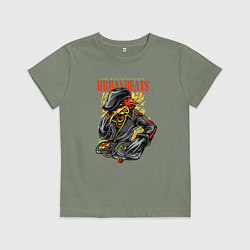 Детская футболка Птица диджей - городские ритмы