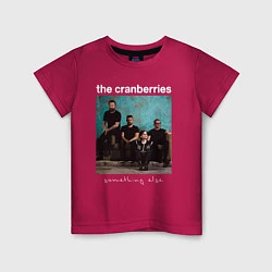 Футболка хлопковая детская The Cranberries rock, цвет: маджента