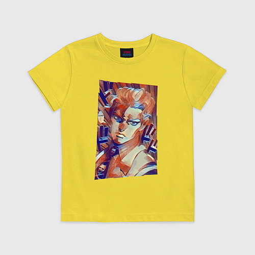 Детская футболка Йошикаге Кира - серийный убийца / Желтый – фото 1