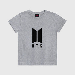Футболка хлопковая детская BTS Baby, цвет: меланж